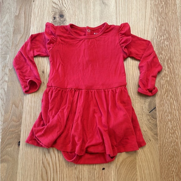 Kyte BABY Dresses Kyte Baby Cardinal Bodysuit Twirl Poshmark